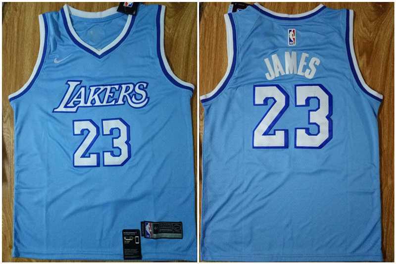 Lakers 23 Lebron James Light Blue Nike Swingman Jersey,We sell and wholesale Lakers 23 Lebron James Light Blue Nike Swingman Jersey on line form chian!